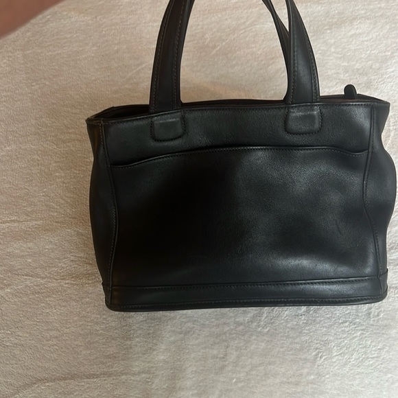 Coach Black Tote Smooth Leather - Picture 7 of 7